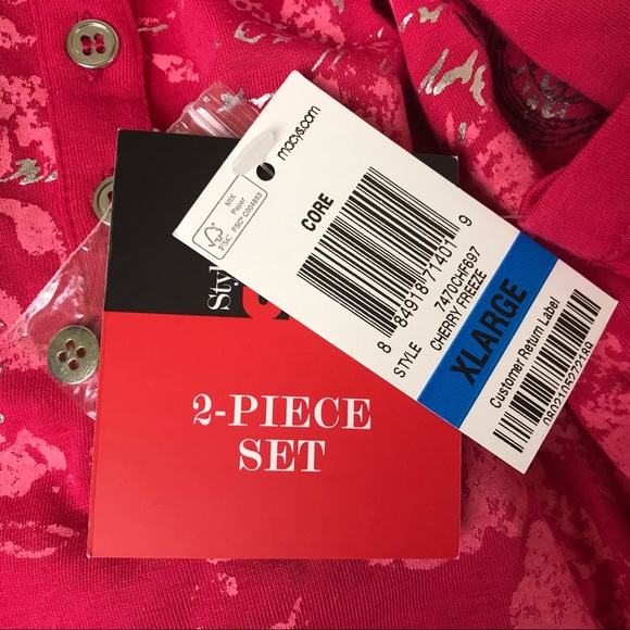 Style & Co Sport XL 2 Piece Set NWT Size XL - Picture 3 of 4